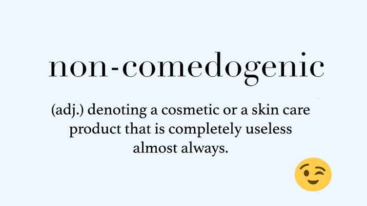 Why non comedogenic creams are worse for you skin that comedogenic ones