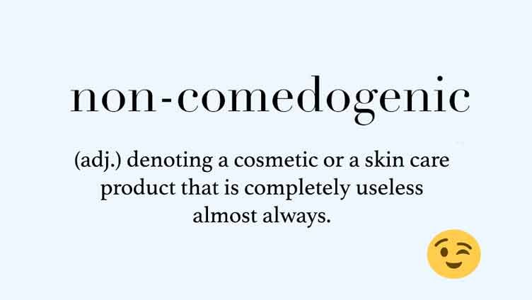 Why non comedogenic creams are worse for you skin that comedogenic ones